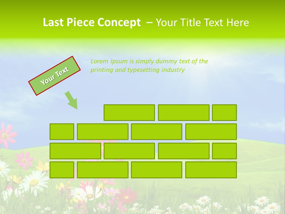 Morning View Flower PowerPoint Template