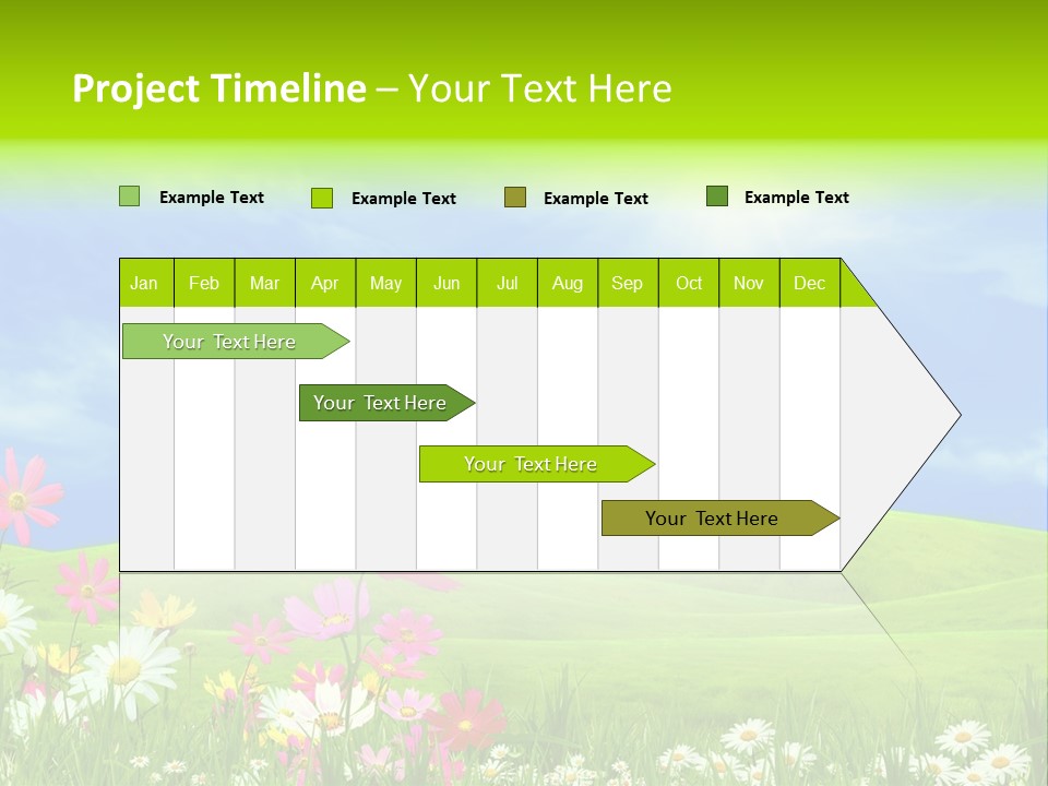 Morning View Flower PowerPoint Template