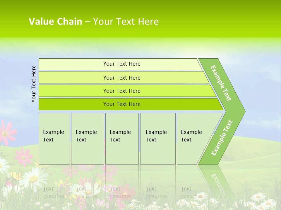 Morning View Flower PowerPoint Template