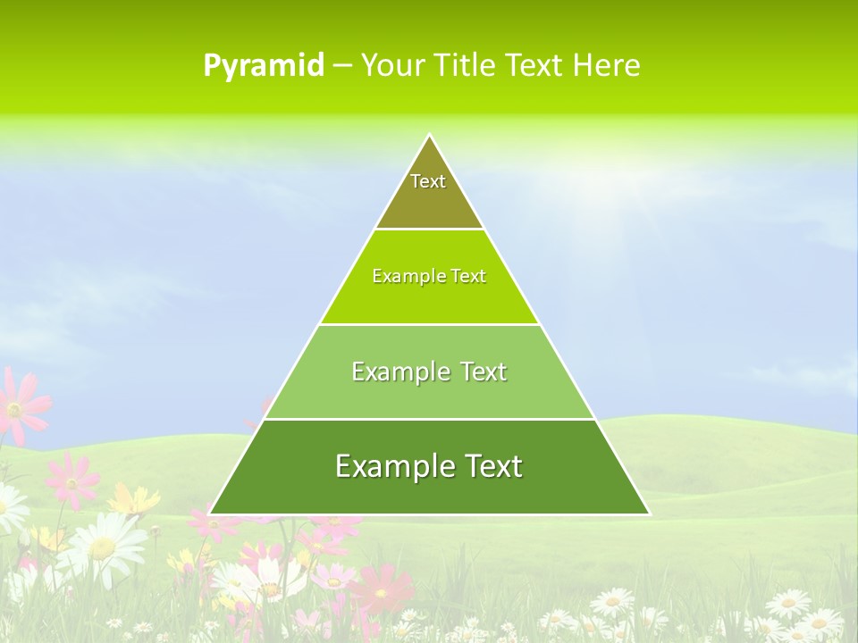 Morning View Flower PowerPoint Template
