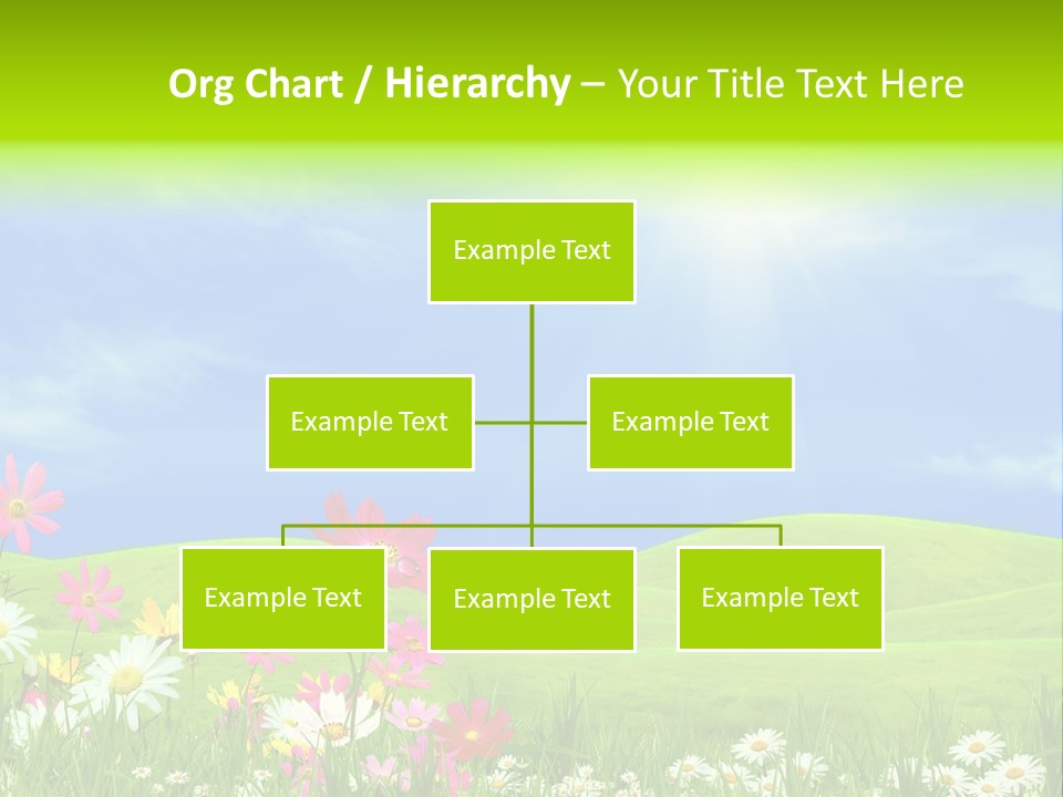 Morning View Flower PowerPoint Template