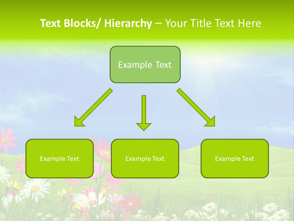 Morning View Flower PowerPoint Template