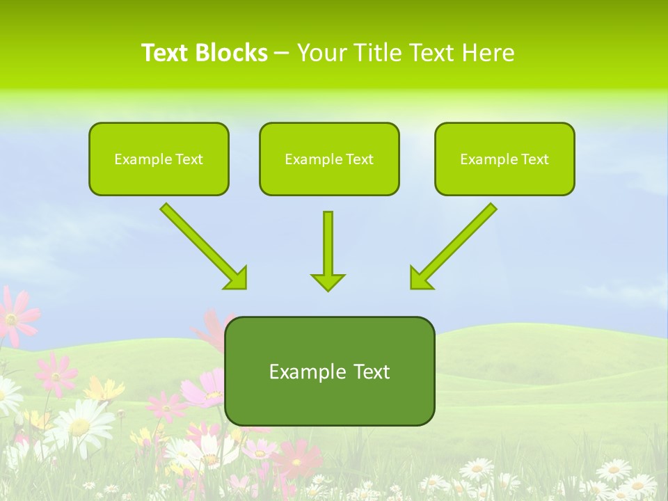 Morning View Flower PowerPoint Template