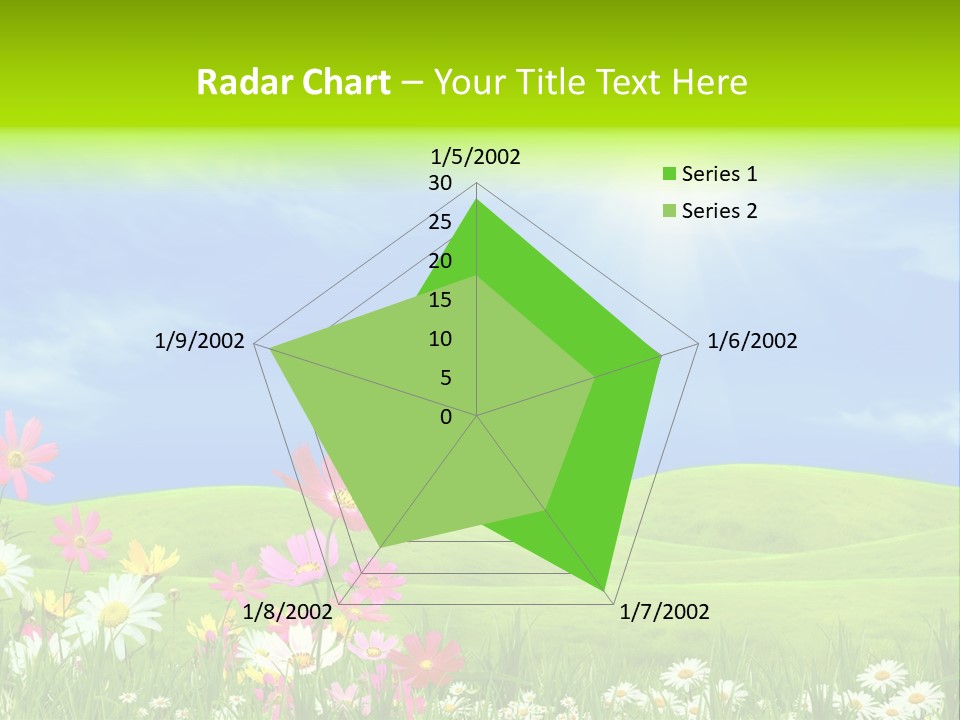 Morning View Flower PowerPoint Template