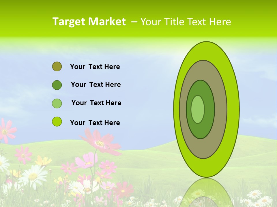Morning View Flower PowerPoint Template