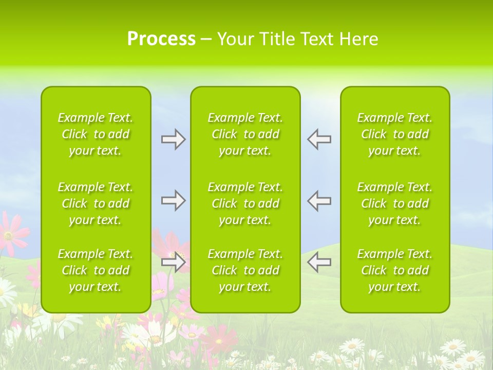 Morning View Flower PowerPoint Template