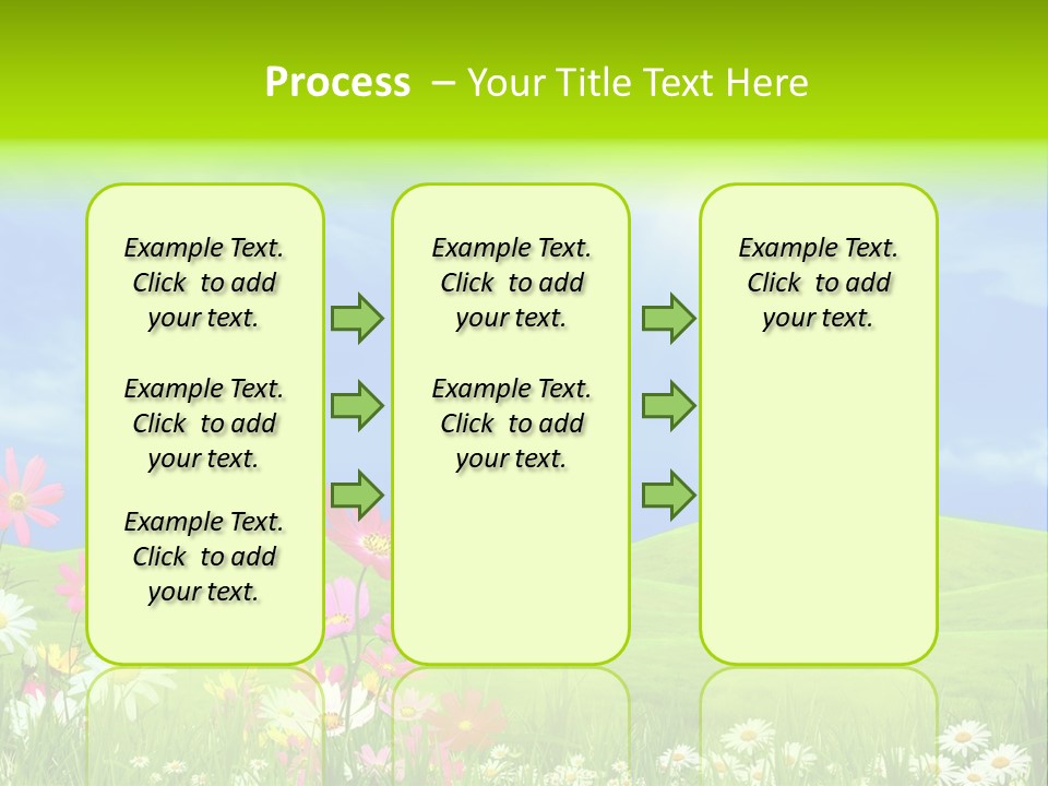 Morning View Flower PowerPoint Template