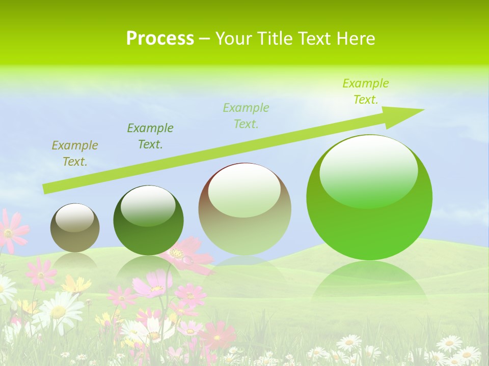 Morning View Flower PowerPoint Template