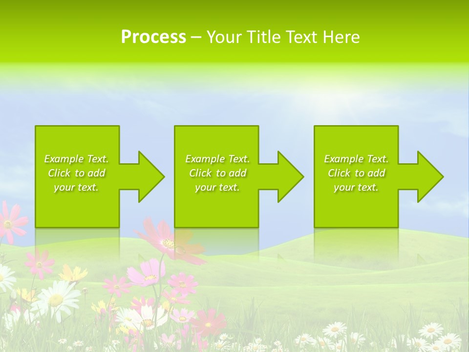 Morning View Flower PowerPoint Template