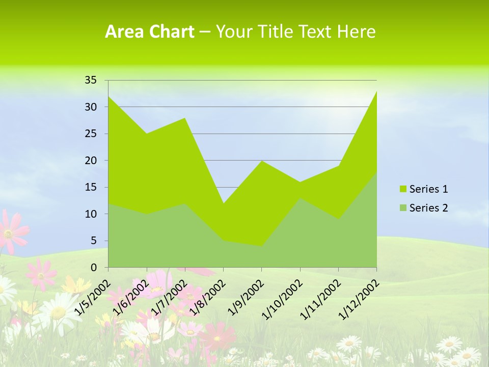 Morning View Flower PowerPoint Template