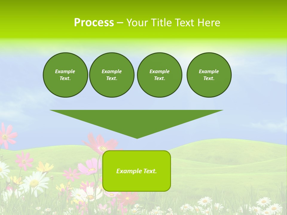 Morning View Flower PowerPoint Template