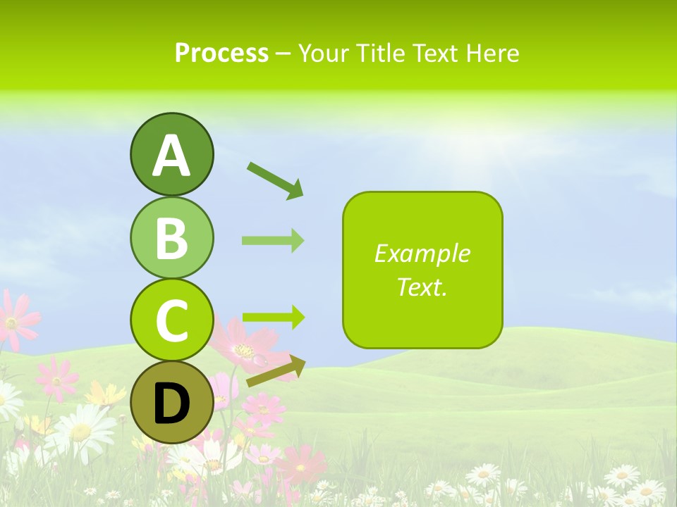 Morning View Flower PowerPoint Template