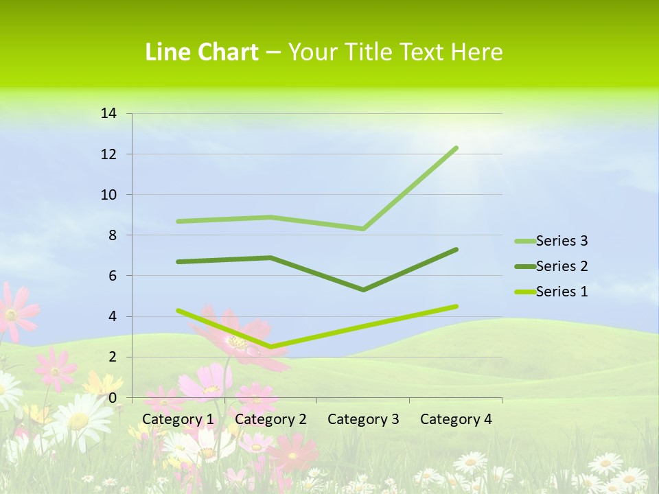 Morning View Flower PowerPoint Template