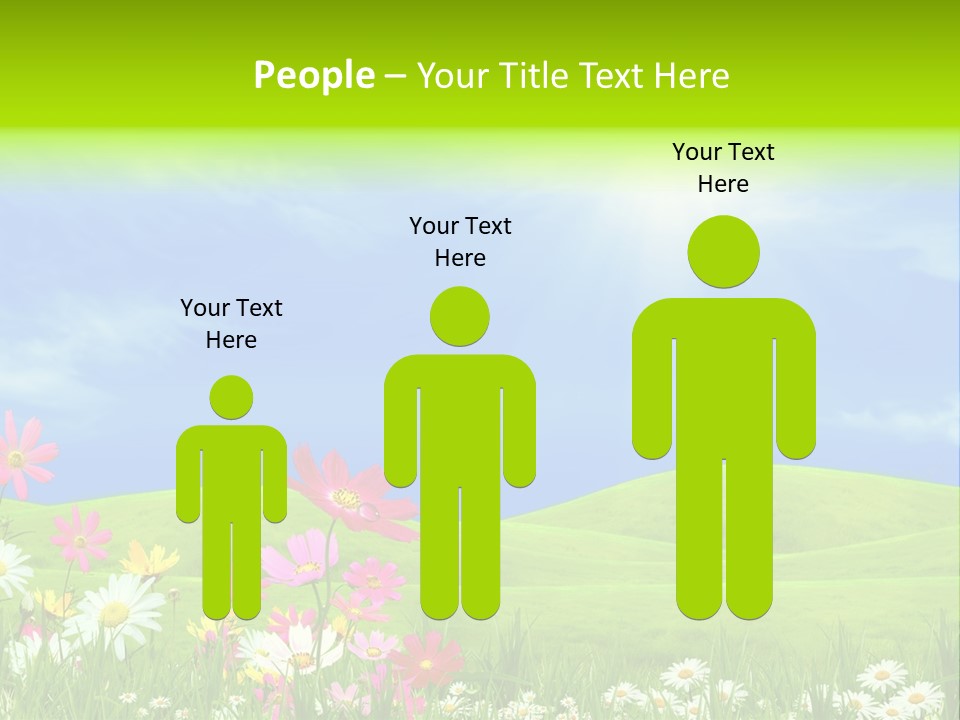 Morning View Flower PowerPoint Template