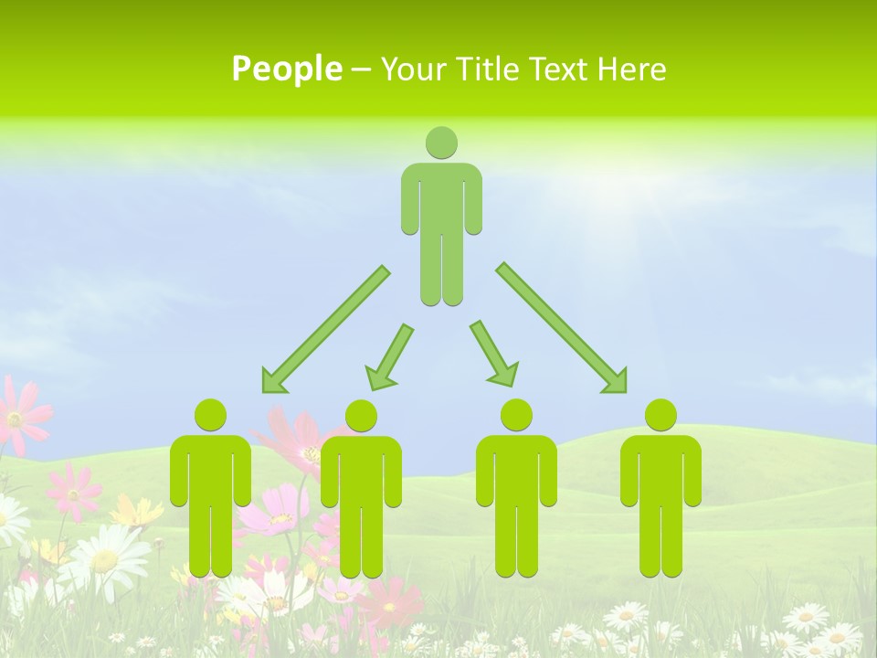 Morning View Flower PowerPoint Template