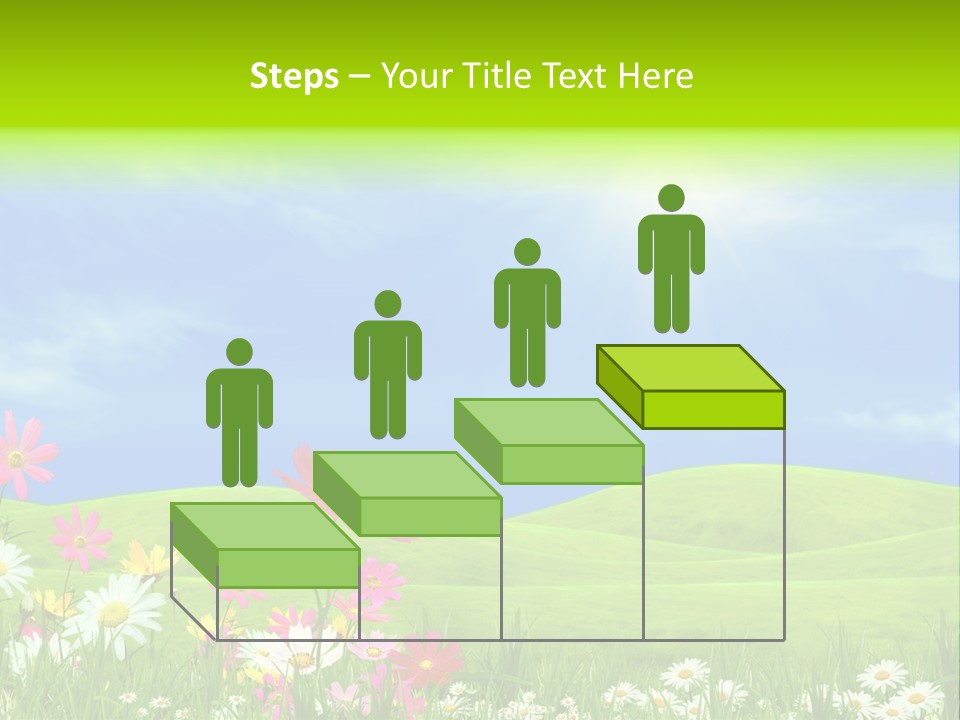 Morning View Flower PowerPoint Template
