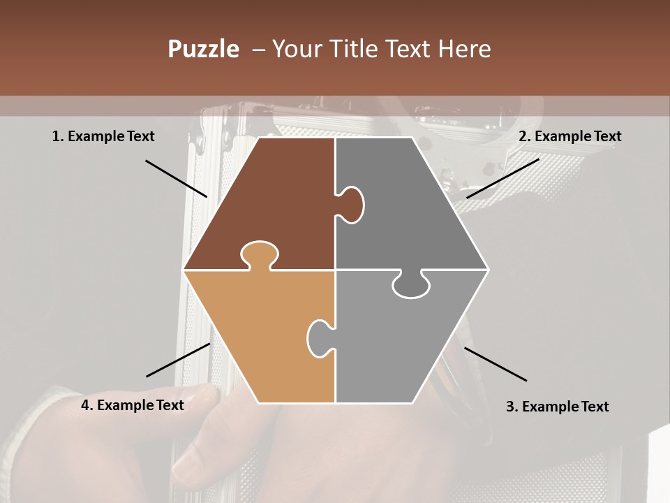 Safeguard Cuff Secure PowerPoint Template
