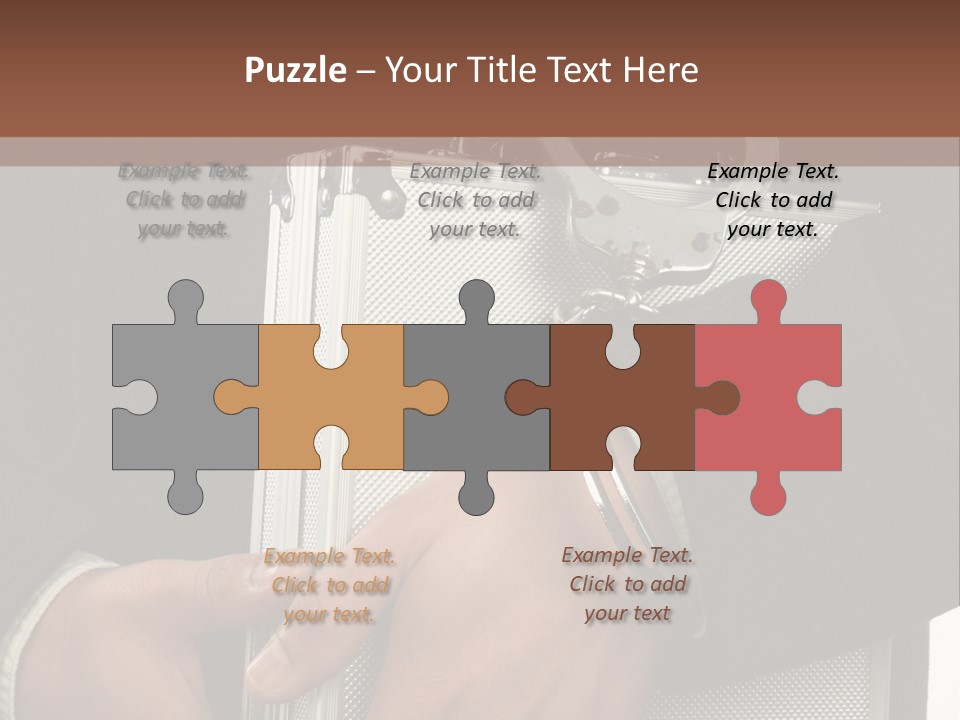 Safeguard Cuff Secure PowerPoint Template