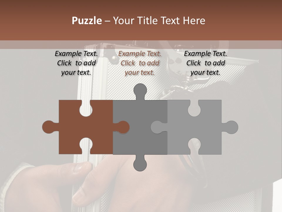 Safeguard Cuff Secure PowerPoint Template