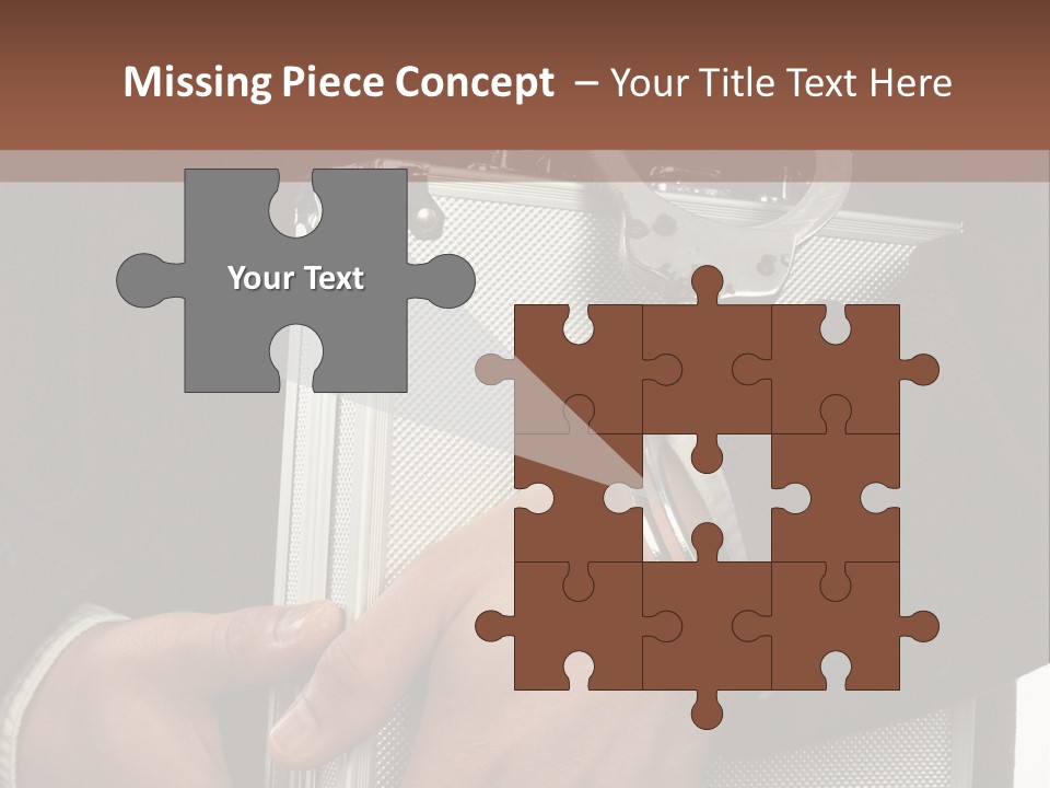 Safeguard Cuff Secure PowerPoint Template