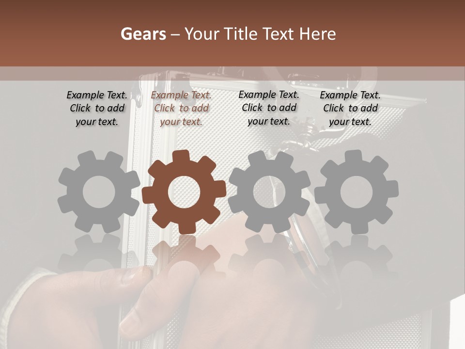 Safeguard Cuff Secure PowerPoint Template