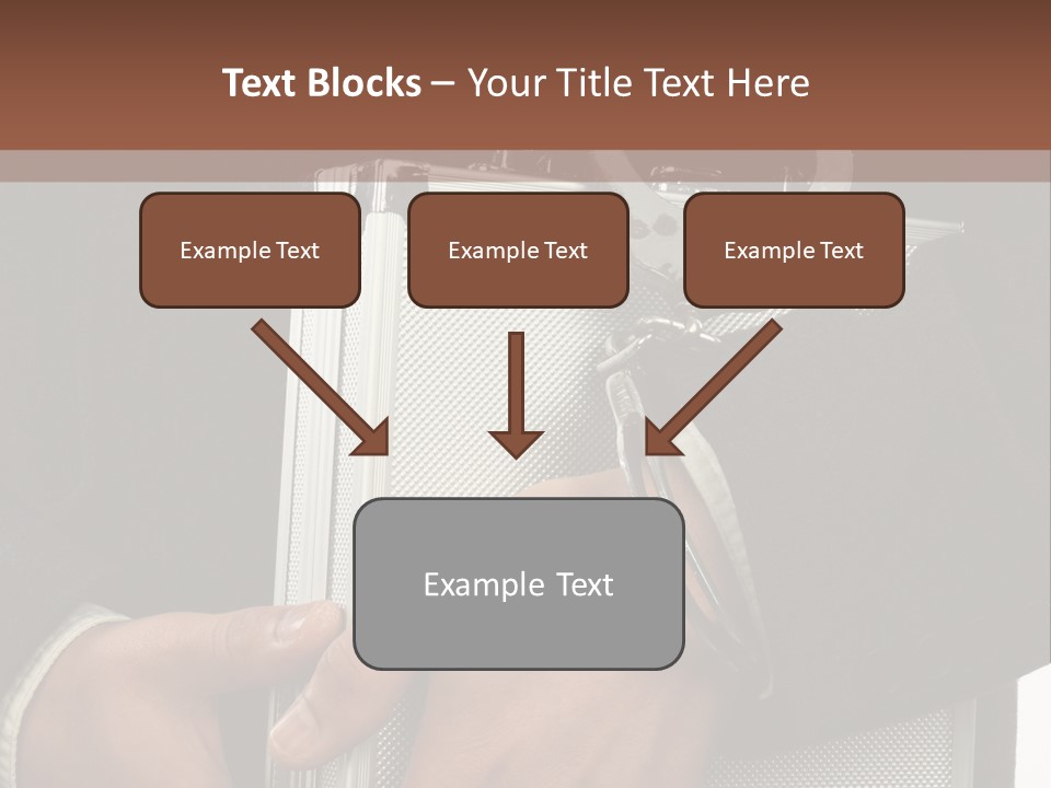 Safeguard Cuff Secure PowerPoint Template