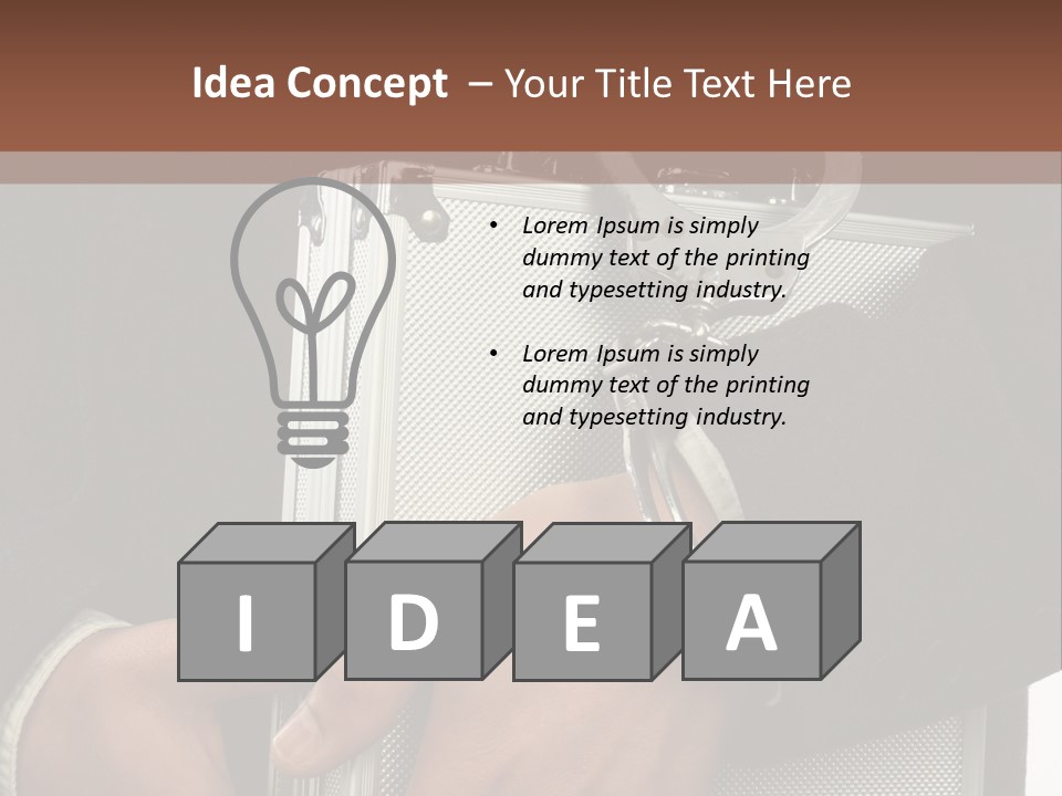 Safeguard Cuff Secure PowerPoint Template