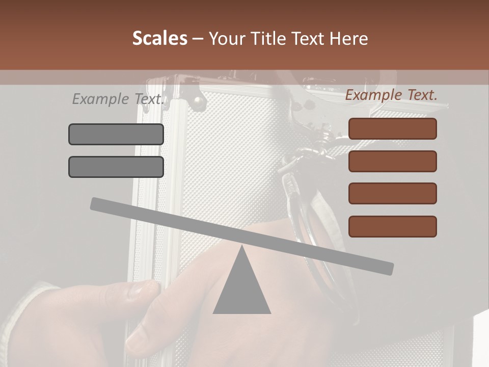 Safeguard Cuff Secure PowerPoint Template
