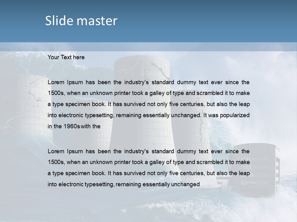 Risk Radioactive Accident PowerPoint Template