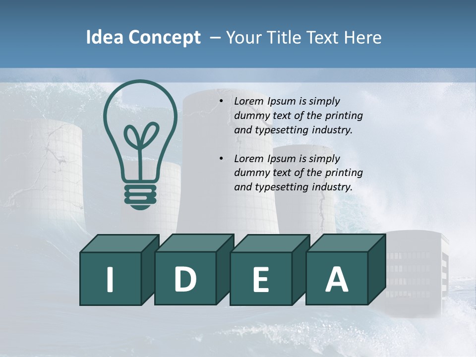 Risk Radioactive Accident PowerPoint Template
