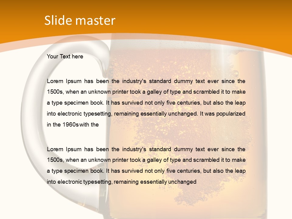 Still Object Beaker PowerPoint Template