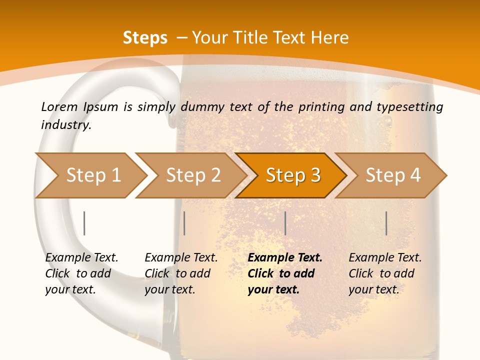 Still Object Beaker PowerPoint Template