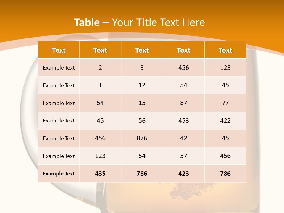 Still Object Beaker PowerPoint Template