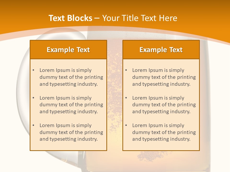 Still Object Beaker PowerPoint Template