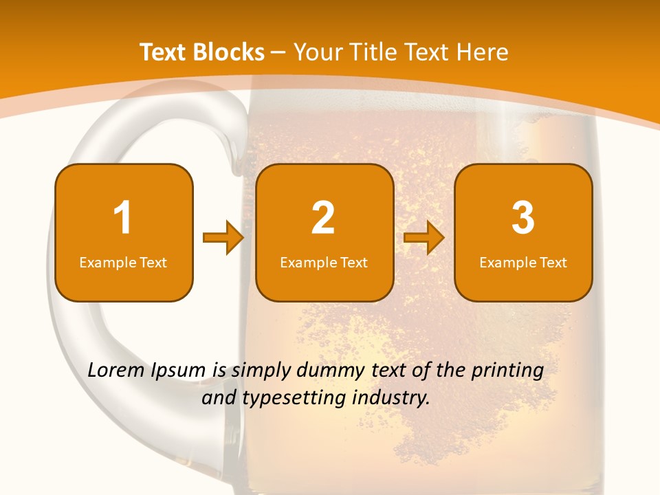 Still Object Beaker PowerPoint Template