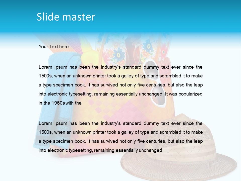 Leisure Sea Flip PowerPoint Template