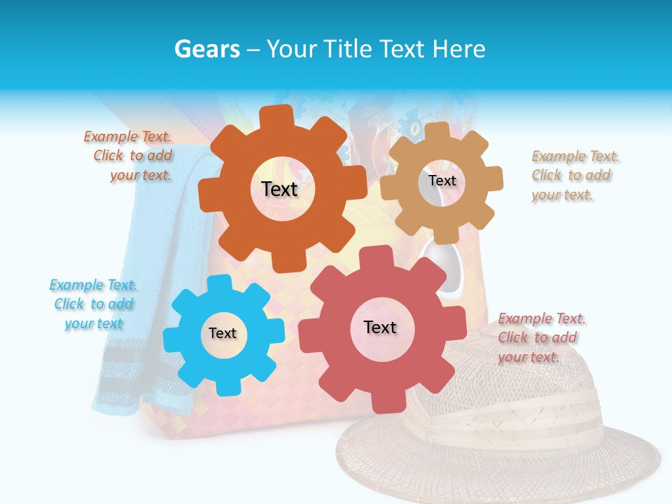 Leisure Sea Flip PowerPoint Template