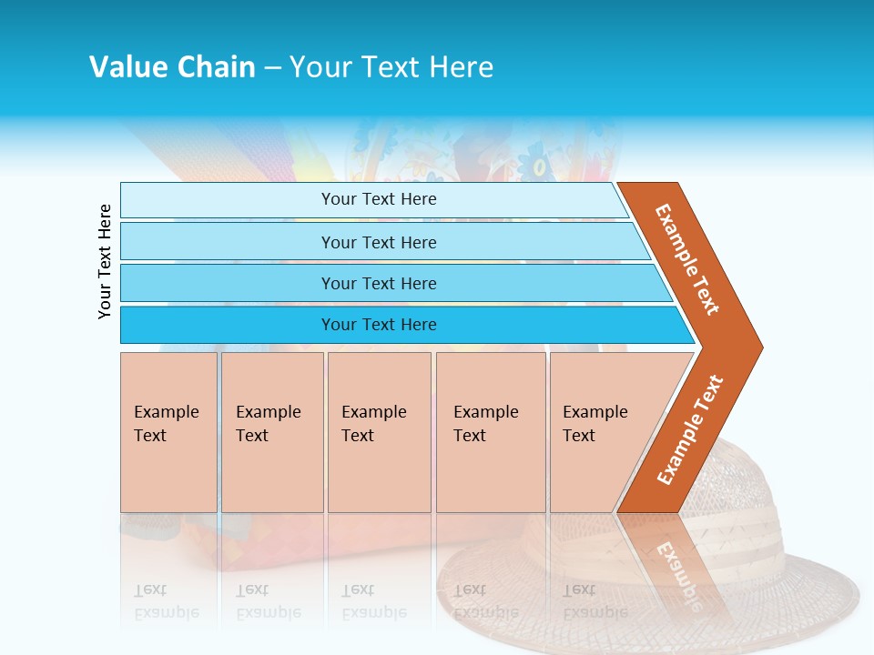 Leisure Sea Flip PowerPoint Template