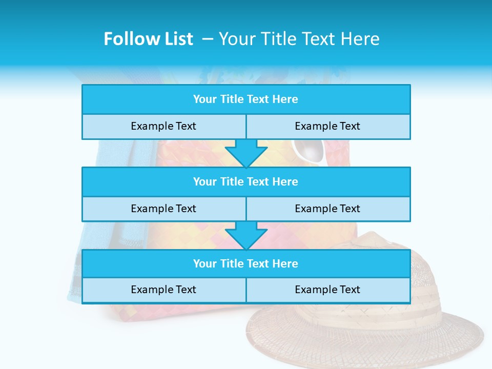 Leisure Sea Flip PowerPoint Template