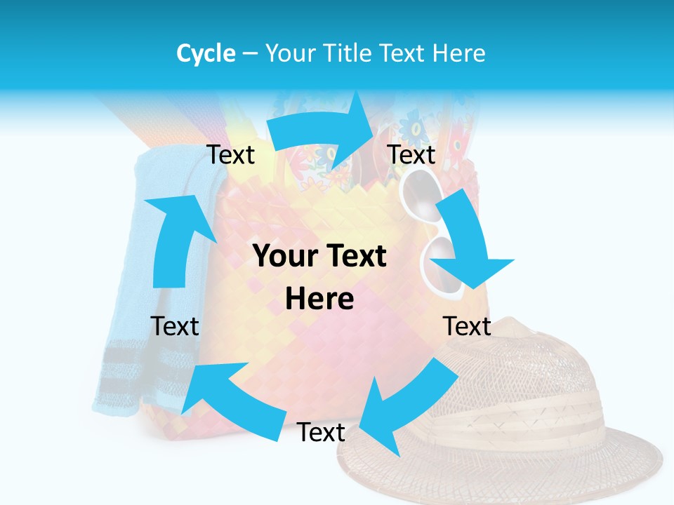 Leisure Sea Flip PowerPoint Template