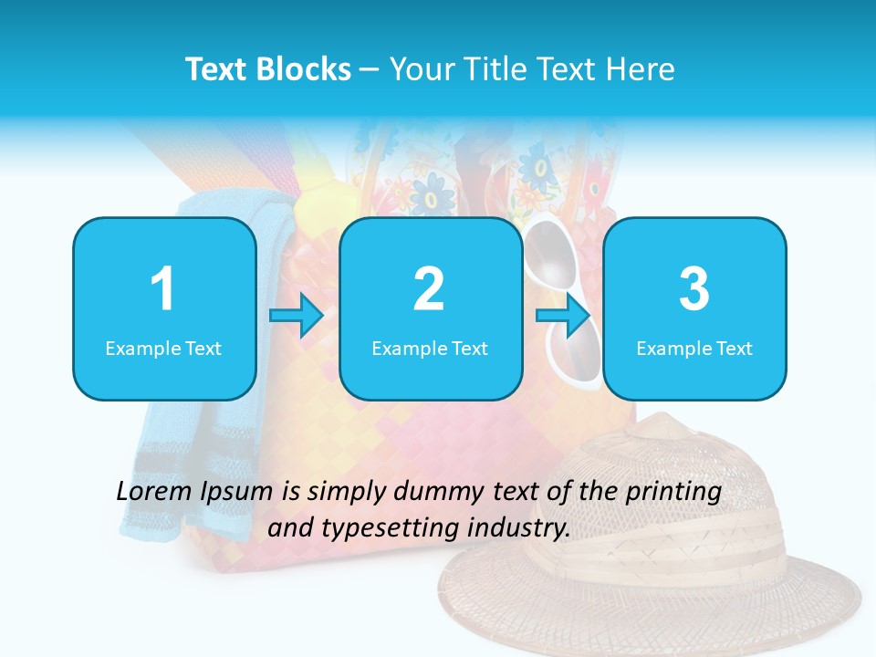 Leisure Sea Flip PowerPoint Template