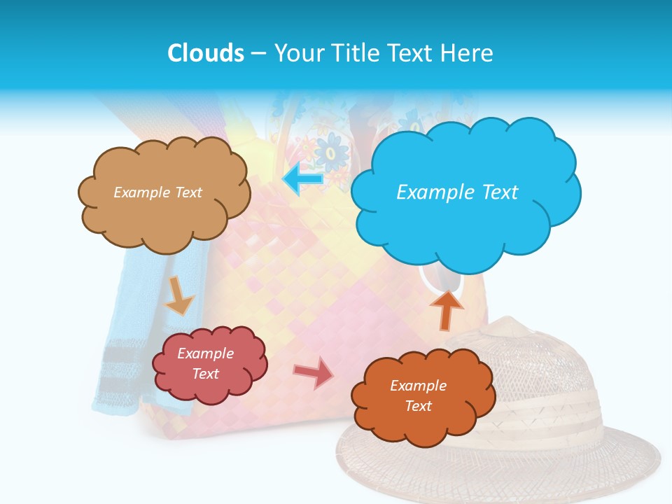 Leisure Sea Flip PowerPoint Template