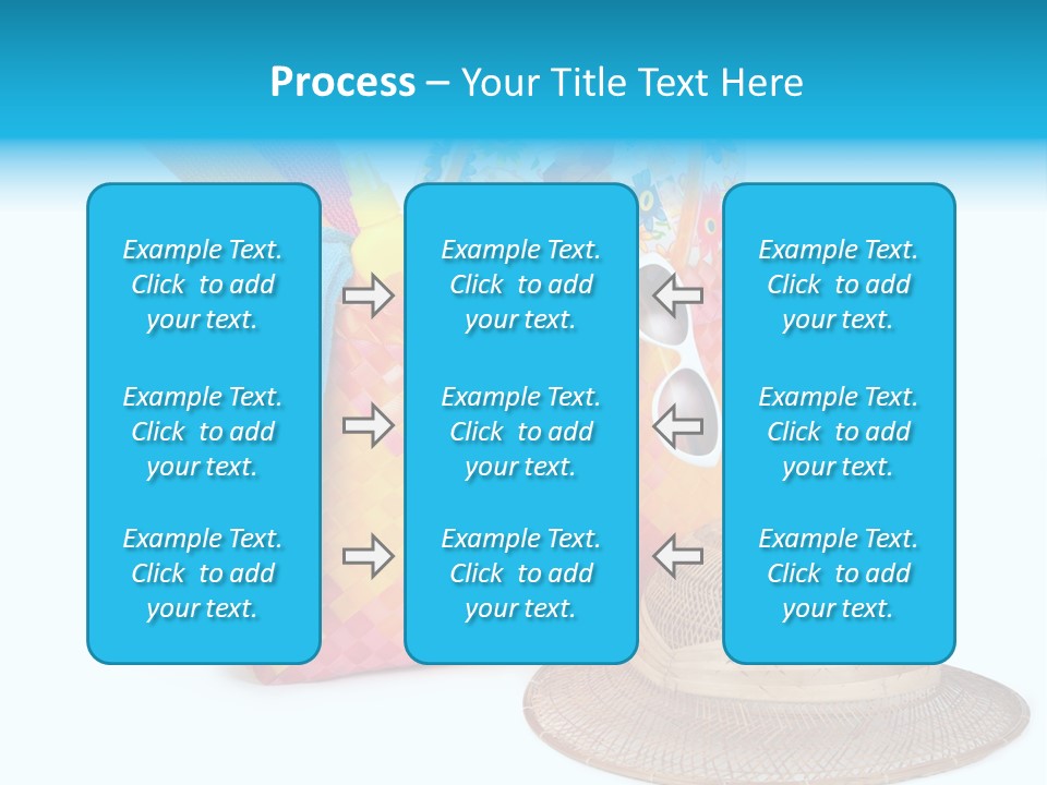 Leisure Sea Flip PowerPoint Template