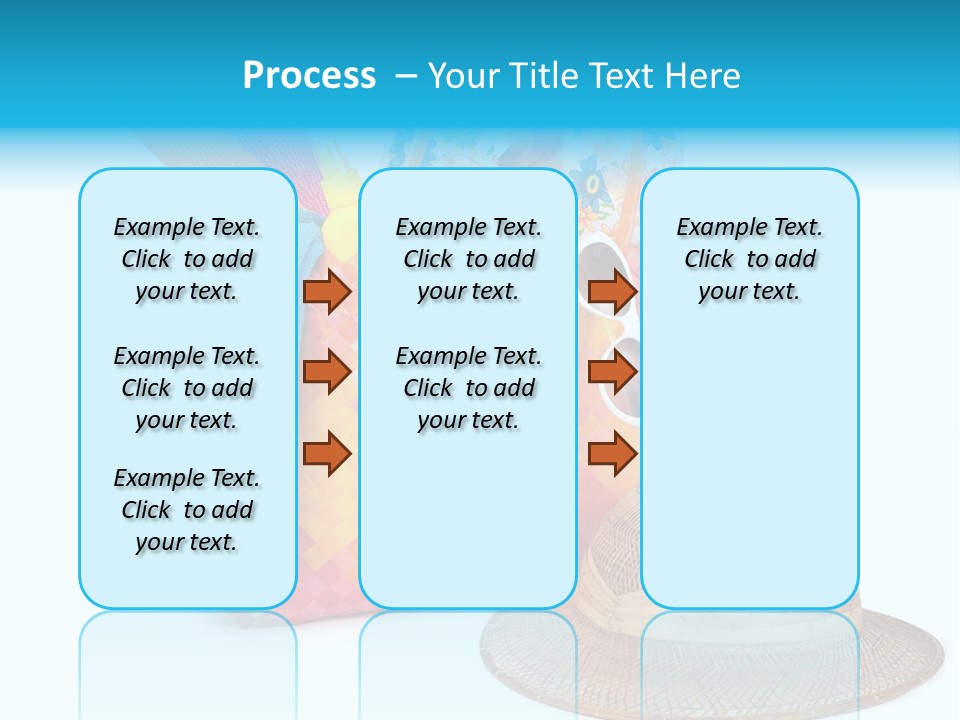Leisure Sea Flip PowerPoint Template