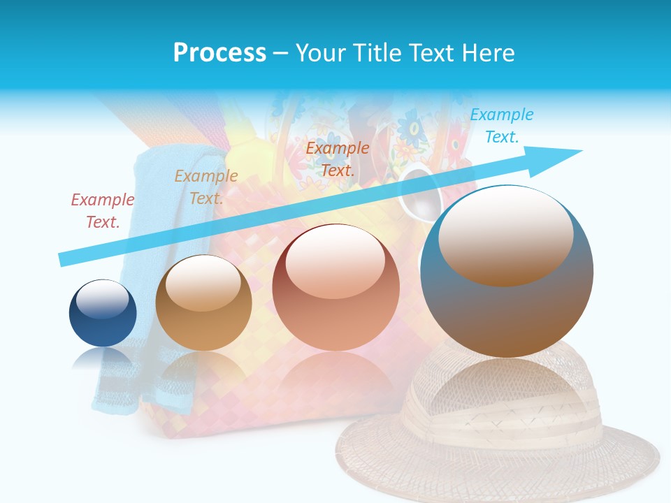 Leisure Sea Flip PowerPoint Template