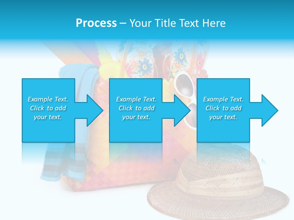 Leisure Sea Flip PowerPoint Template