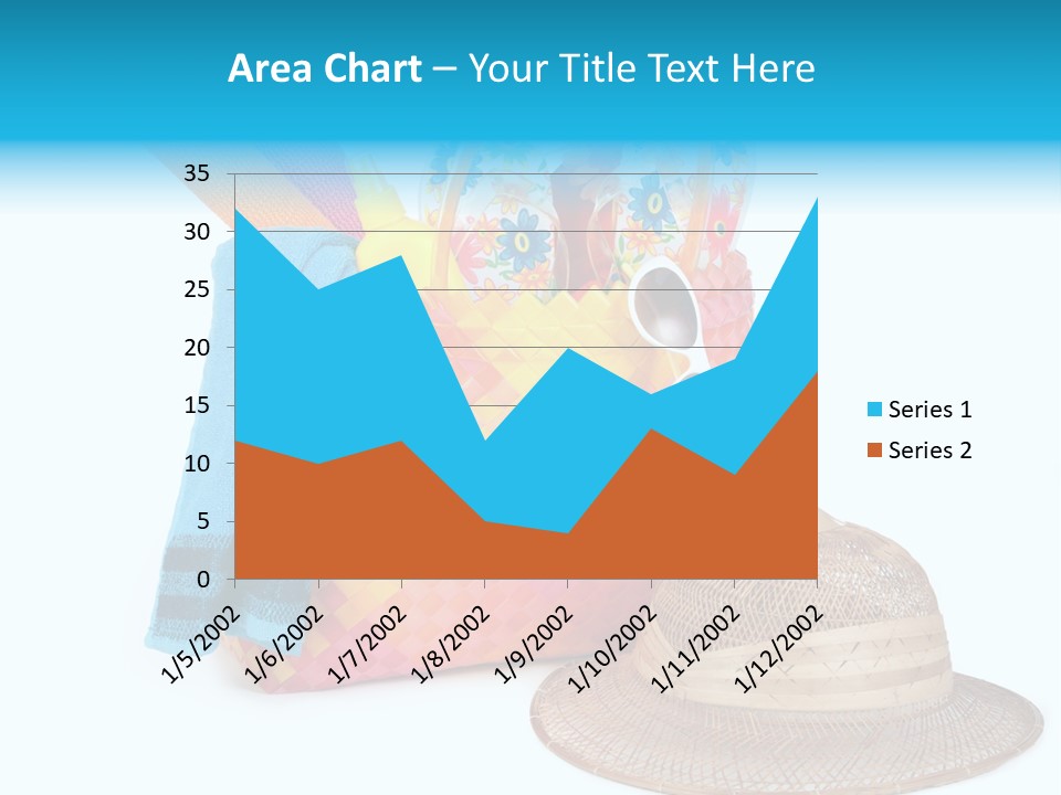 Leisure Sea Flip PowerPoint Template