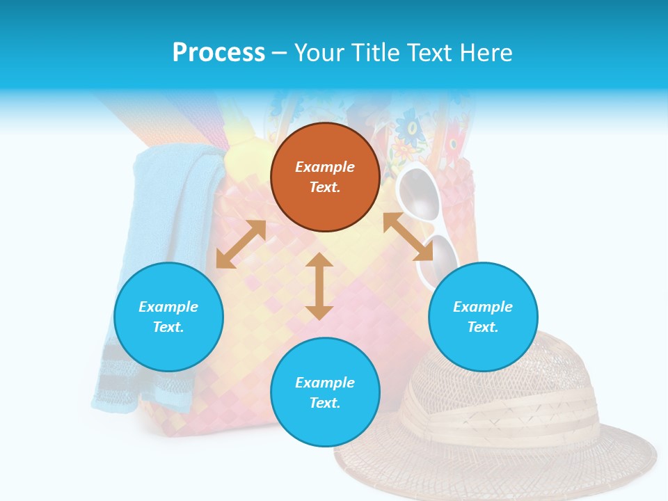 Leisure Sea Flip PowerPoint Template