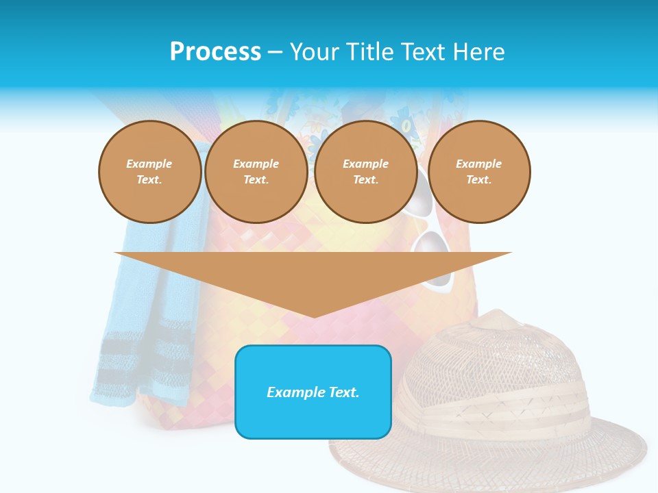 Leisure Sea Flip PowerPoint Template