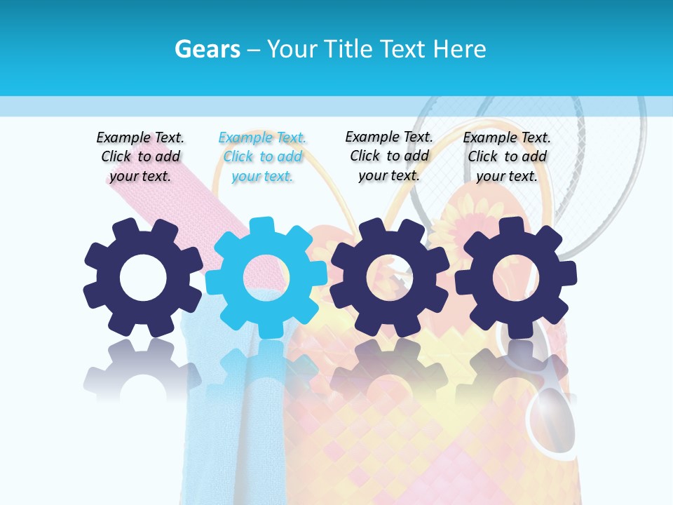 Background Glass Shoe PowerPoint Template